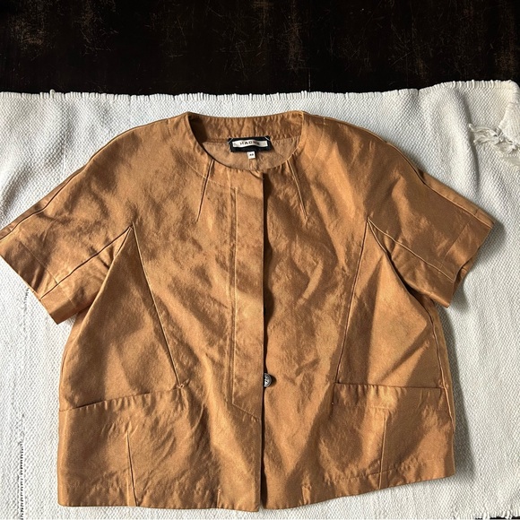 HACHE Tan Utility Jacket Casual Style - Picture 10 of 11